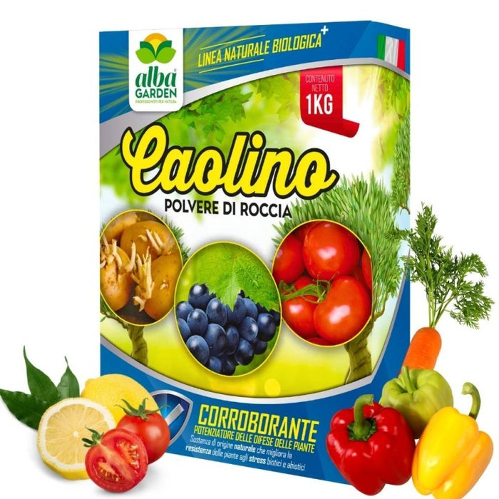 ALBAGARDEN Caolino polvere di roccia 1 kg
