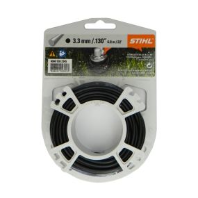 STIHL filo tondo 3,3 mm x 6 m nero, codice 0000 930 2345