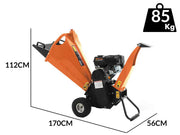 WORTEX D 200/80 L biotrituratore – vista laterale